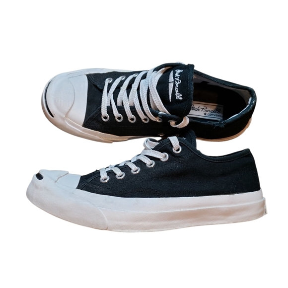 Converse Jack Percell Black And White Sneakers 7 - Picture 4 of 12